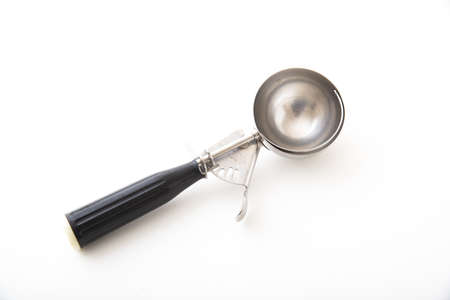 isolated ice cream scooperの写真素材