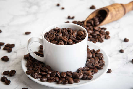 coffee bean in cup