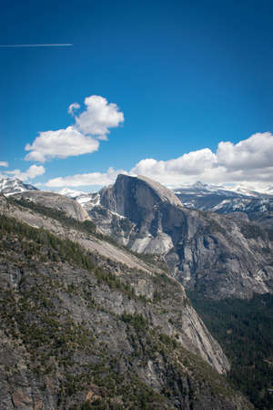 half dome view from Yosemite Poiont, May 2019