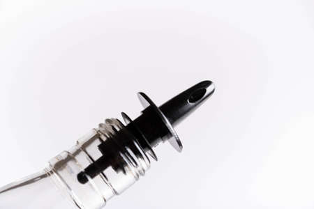 isolated wine pourer on white backgroundの写真素材