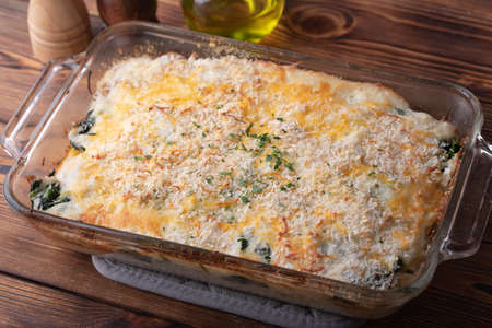 potato and onion gratin image