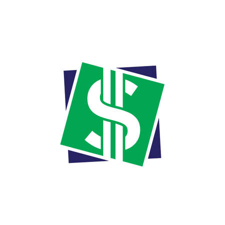 dollar logo vectorのイラスト素材