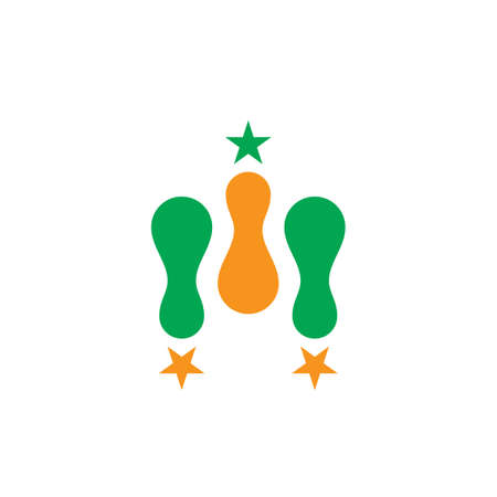 abstract star logo businessのイラスト素材