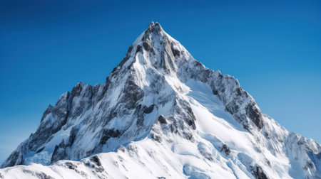 Panoramic view of the Matterhorn peak in the Swiss Alpsの素材