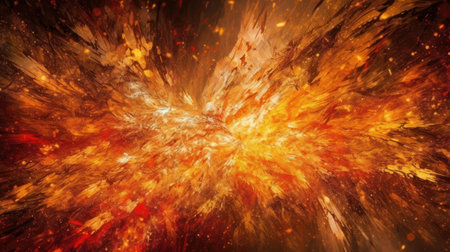 Abstract fractal. Fractal art background for creative design. Decoration for wallpaper, desktop, poster, cover booklet. Print for clothes, t-shirt. Creative illustration for designの素材