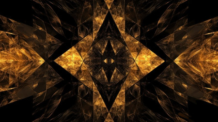 Abstract fractal. Fractal art background for creative design. Decoration for wallpaper, desktop, poster, cover booklet. Print for clothes, t-shirt. Creative illustration for designの素材