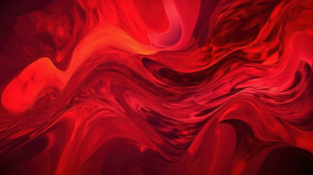 abstract red background with some smooth lines in it and some curvesの素材