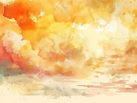 Abstract watercolor background. Hand-drawn illustration for your design.の素材
