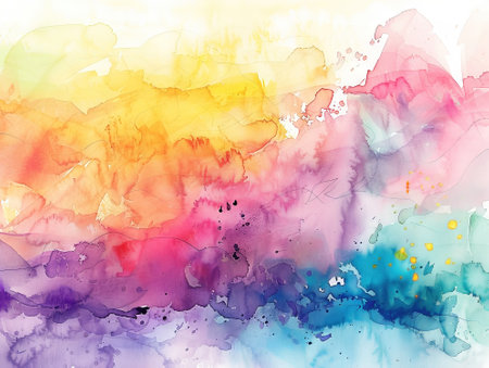 Abstract watercolor background. Hand-drawn illustration for your design.の素材