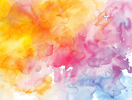 Abstract watercolor background. Hand-drawn illustration. Design element.の素材