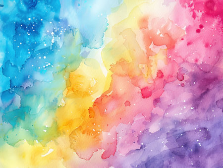 Abstract watercolor background. Hand-drawn illustration for your design.の素材