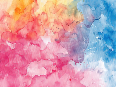 Abstract watercolor background. Hand-painted background. Illustration.の素材