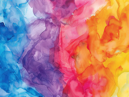 Abstract watercolor background. Colorful background with watercolor stains.の素材