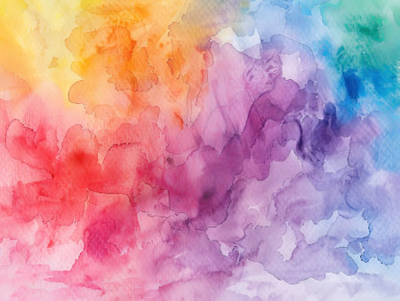 Abstract watercolor background. Digital art painting. Colorful texture.の素材