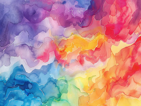 Abstract watercolor background. Hand-painted background. Illustration.の素材