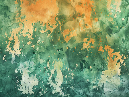 Abstract watercolor background. Hand-drawn illustration. Toned.の素材