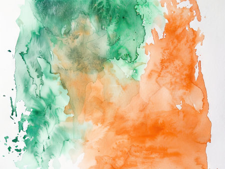 Abstract watercolor background. Hand-painted background. Illustration.の素材
