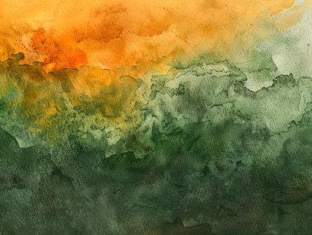 abstract watercolor painting on paper texture can use as background or wallpaperの素材