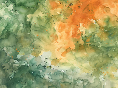 Watercolor abstract background. Hand-drawn illustration for your design.の素材