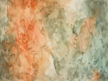 Abstract watercolor background. Hand-drawn illustration. Toned.の素材