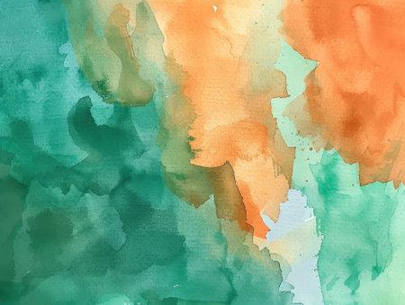 Abstract watercolor background. Hand drawn watercolor texture. Watercolor painting.の素材