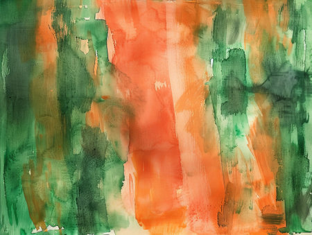 Abstract watercolor background. Hand-painted background. SELF MADE.の素材