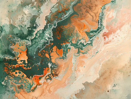 Abstract watercolor background. Ink marble pattern. Marbling texture.の素材