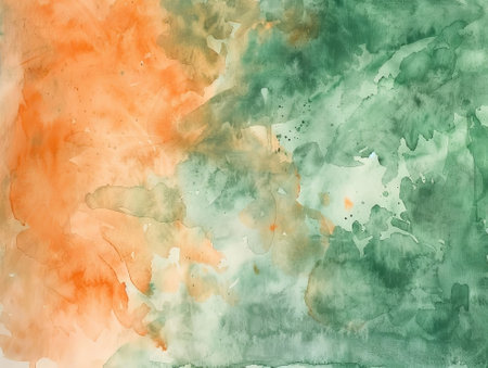 Abstract watercolor background. Hand-painted background. Texture paper.の素材