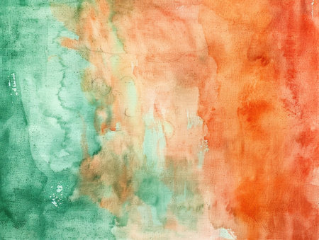 Abstract watercolor background. Texture of watercolor stains on paper.の素材