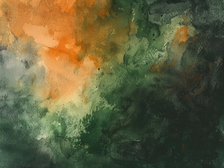 Abstract watercolor background. Texture of watercolor paint on paper.の素材