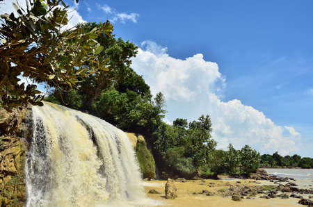 Toroan Waterfall - Madura Island, East Java, Indonesiaの写真素材
