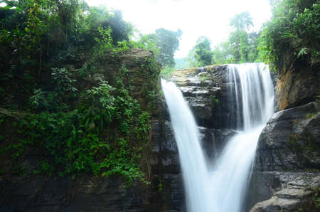 Waterfall In Forest | Coban Tundo, Malang, East Java, Indonesiaの写真素材