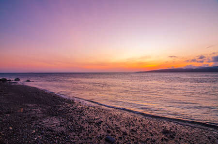 sunrise over the sea - East Java, Indonesiaの写真素材
