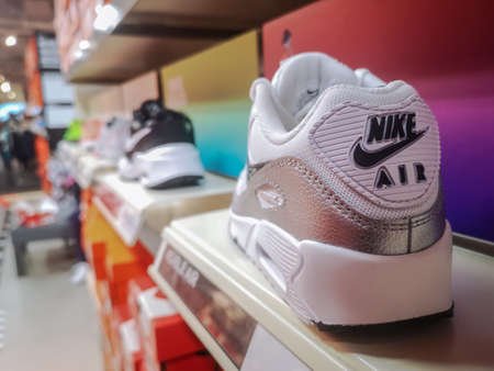 Nike Air Max men's sneakers in the Nike brand store of clothing and footwear 05/01/2021 Khusain...