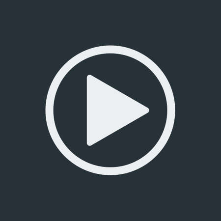 Play icon vector design buttonのイラスト素材