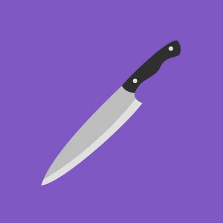 Knife flat design vector illustrationのイラスト素材