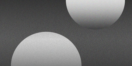 Minimal Grey Geometric Sphere Abstract Background for Modern Wallpaper Design
