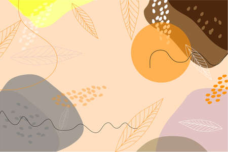 Abstrack modern background,geometric background,natural background,organic backgroundのイラスト素材
