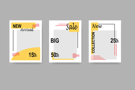 vector background template sale fashion discount.のイラスト素材