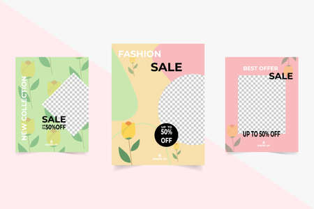 Template  fashion sale for your business.のイラスト素材