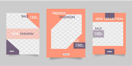 Template fashion saleのイラスト素材