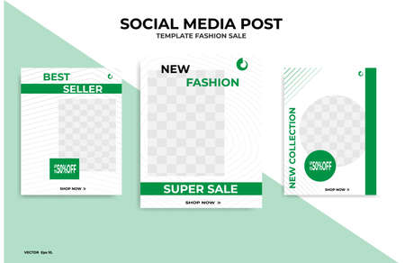 Template fashion saleのイラスト素材