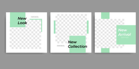 Editable social media post template .vector illustrationのイラスト素材