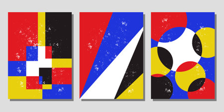 Set of abstract backgrounds for covers, placards, posters, brochures, flyers.