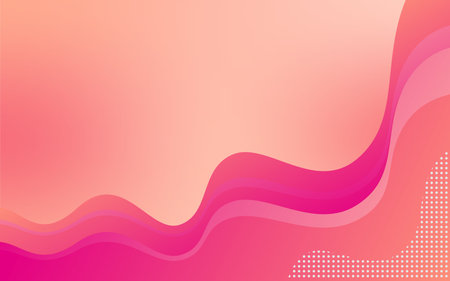 Abstract background with pink gradients and geometric shapes. Vector illustration.のイラスト素材