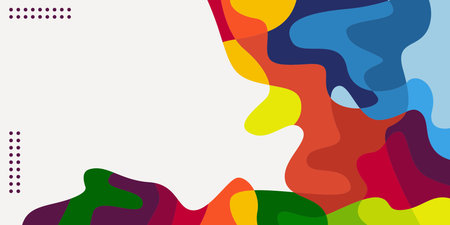Abstract background with colorful spots. Vector Illustration for your design.のイラスト素材