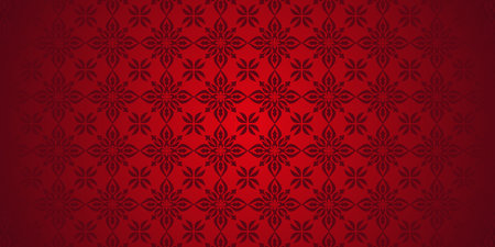 Background material wallpaper, red, royal, royal, royal, victorian style, rich, luxury, ornament,のイラスト素材