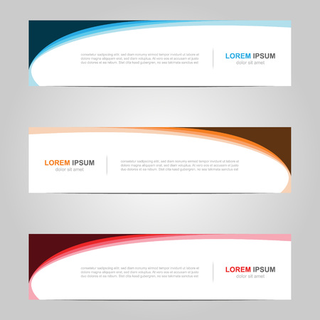 Modern Banner template design creative with abstract backgroundのイラスト素材