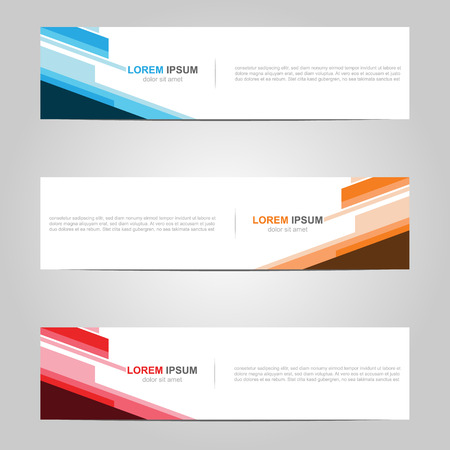 Modern Banner template design creative with abstract backgroundのイラスト素材