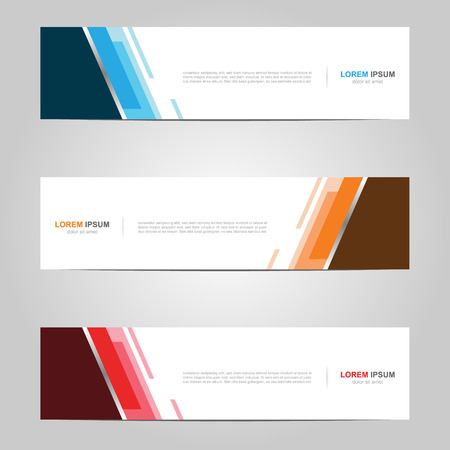 Modern Banner template design creative with abstract backgroundのイラスト素材
